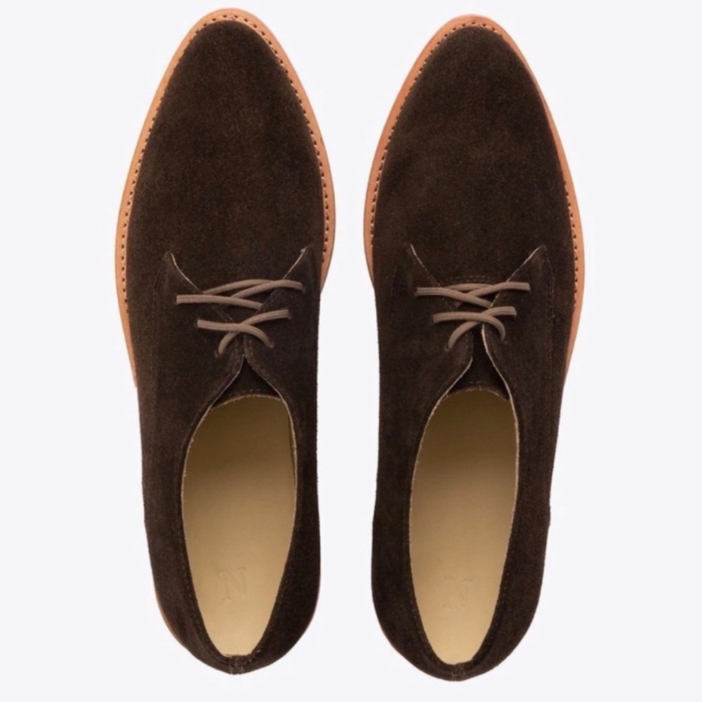 Suede James Oxford from Nisolo